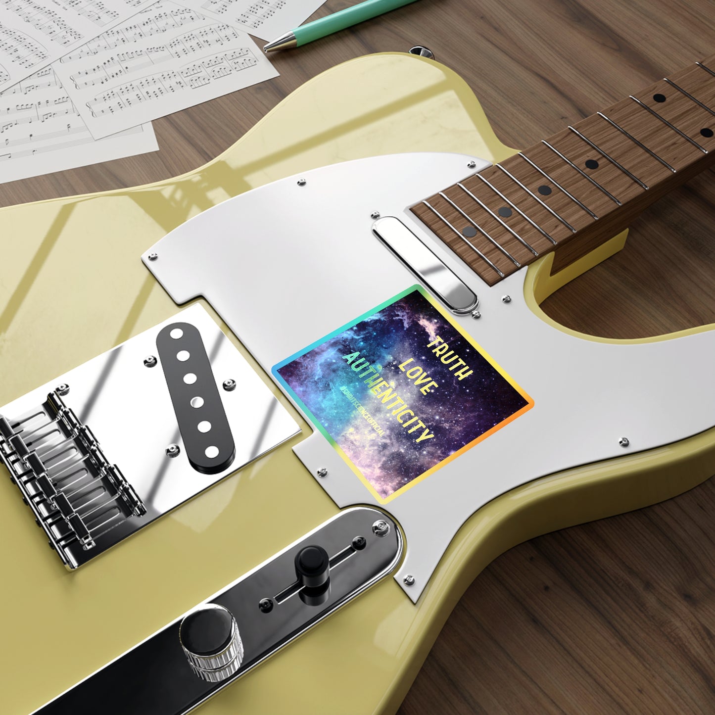 Truth Love Authenticity Holographic Sticker