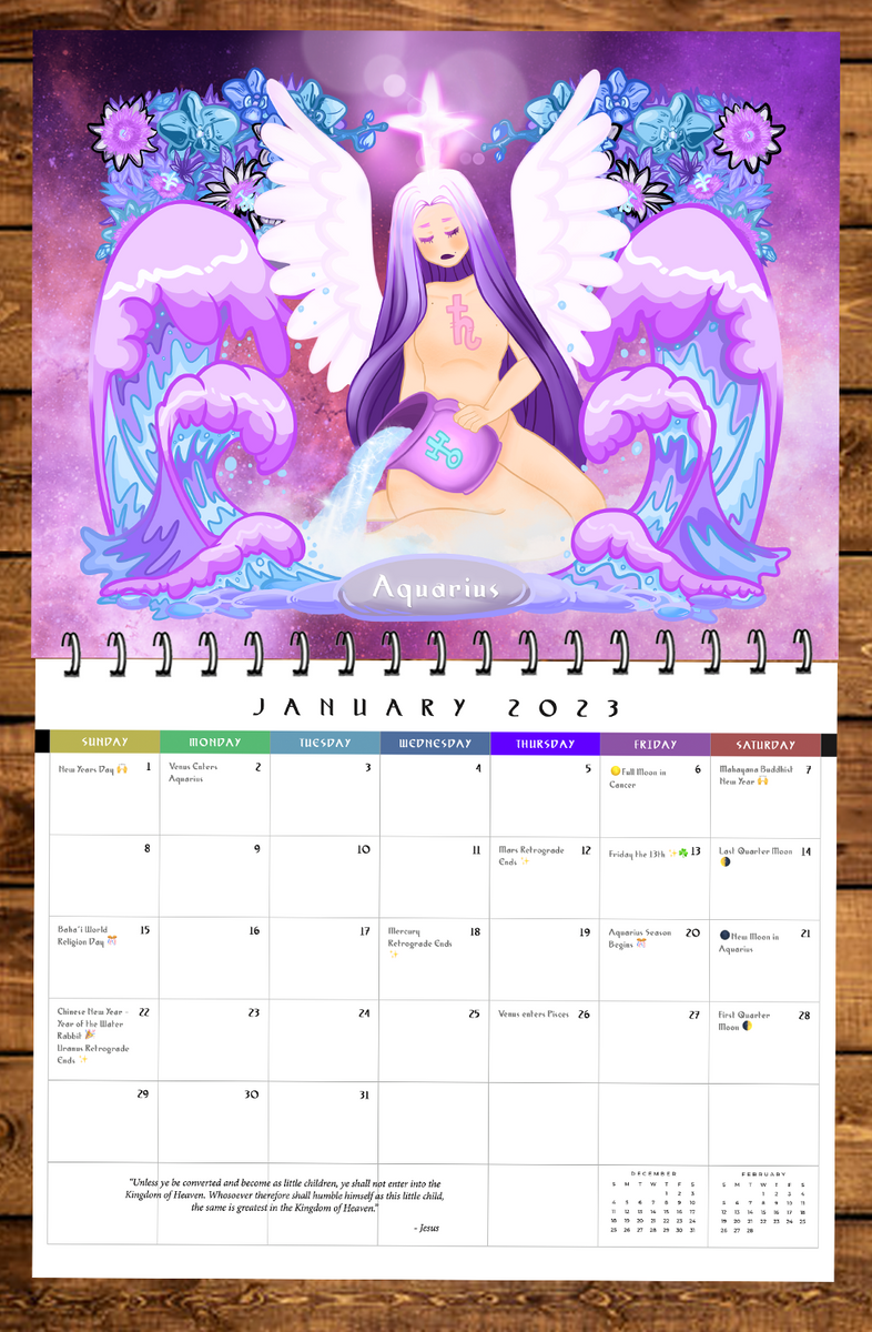 2023 Spiritverse Calendar Spirit Shop