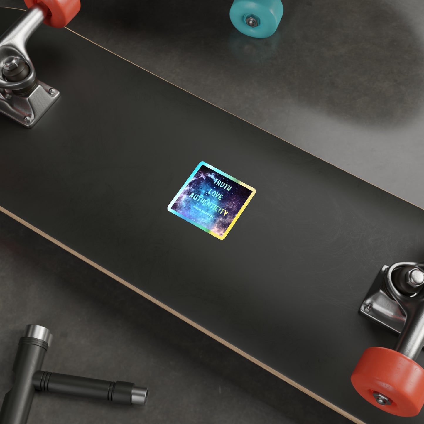 Truth Love Authenticity Holographic Sticker