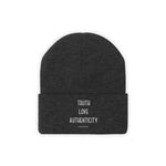 Truth Love Authenticity Knit Beanie