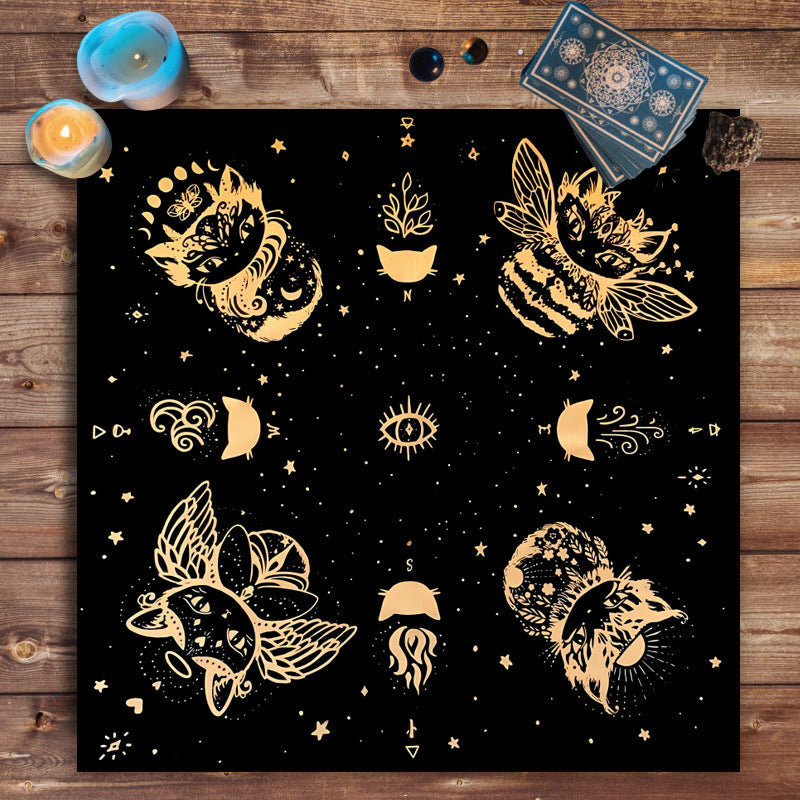 Tarot Reading Cloth - Moon Phase Mandala