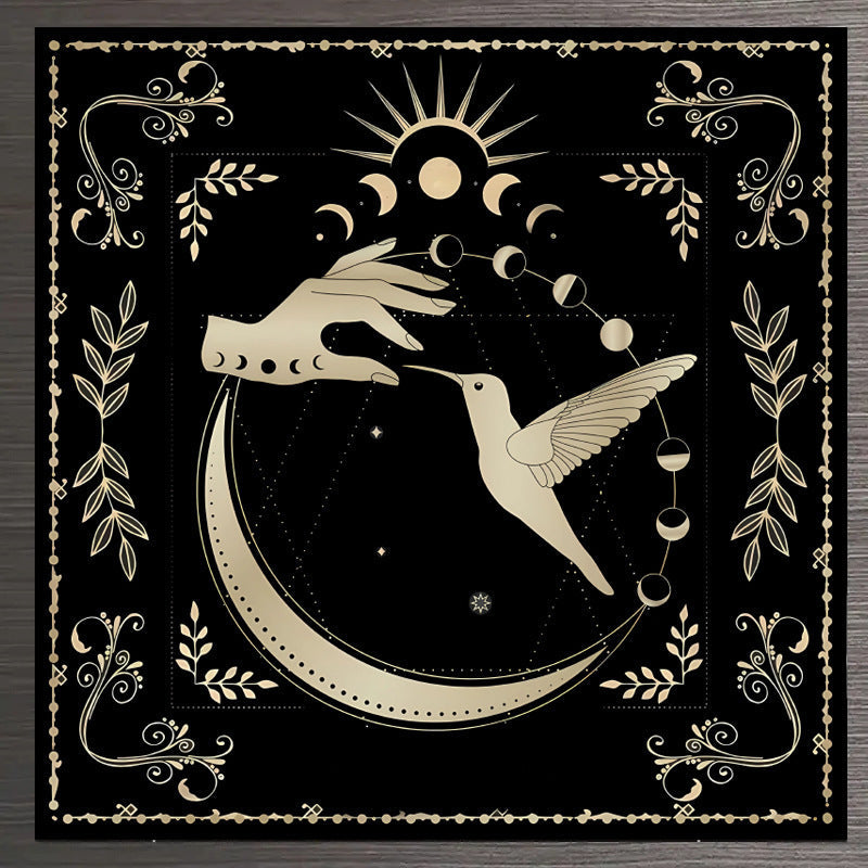 Tarot Reading Cloth - Moon Phase Mandala
