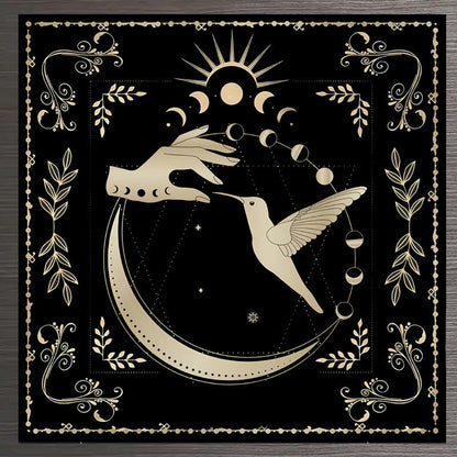 Tarot Reading Cloth - Moon Phase Mandala