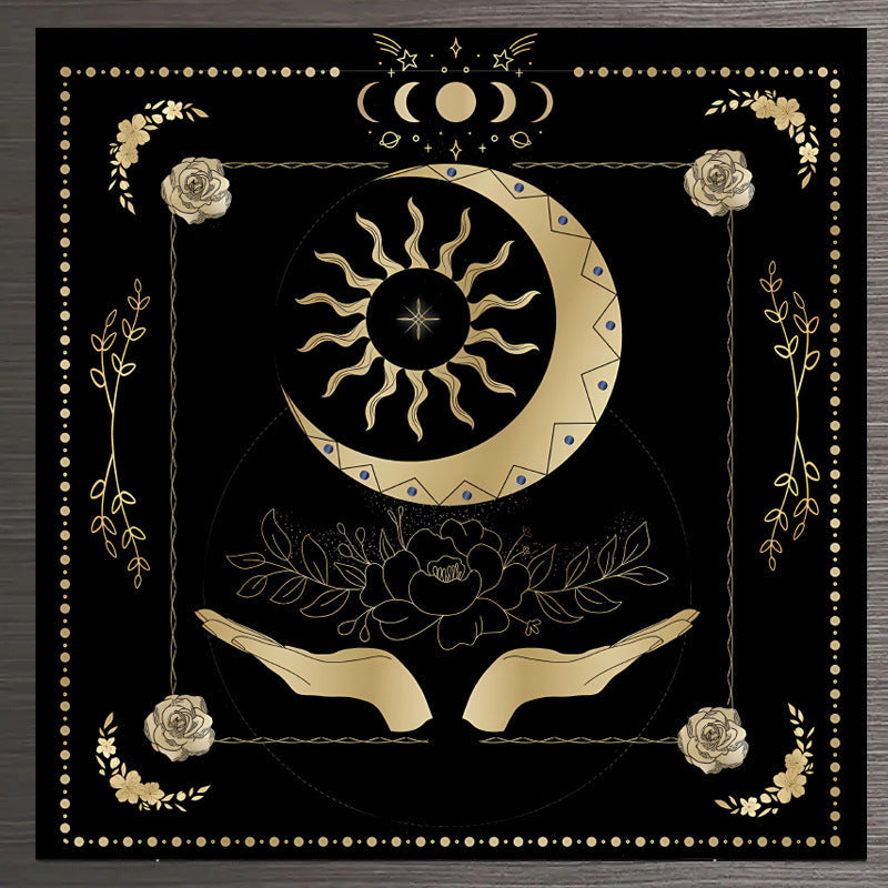Tarot Reading Cloth - Moon Phase Mandala